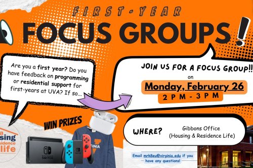First-Year Focus Groups!